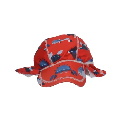 UV cap (Red, Multicolored) from MiMi Elastane, Polyester