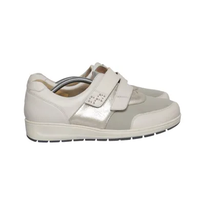 Schoenen (Grijs, Wit) van Waldläufer Leer