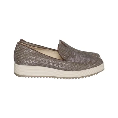 Slip-ons (Brun, Sølv) fra Buffalo Læder