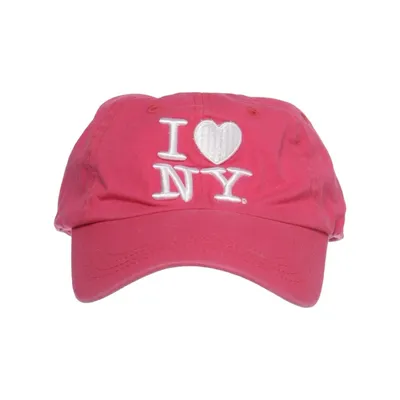 Baseballkasket (Pink, Hvid) fra I Love NY Bomuld