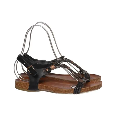 Sandales (Noir, Marron) de Porronet Cuir