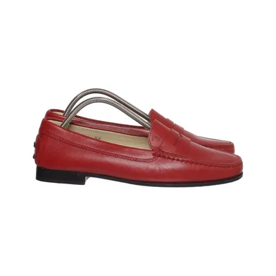 Loafers (Röd) från Tod's Skinn