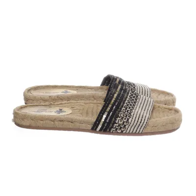 Espadrillos (Beige, Svart, Guldfärgad) från Eddie Rodriguez