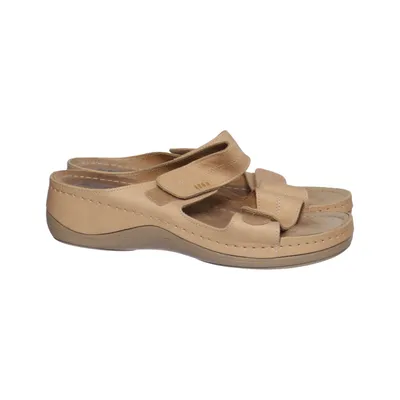 Sandalen (Beige) van Leon Leer