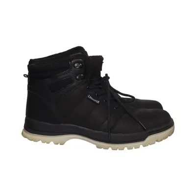 Bottes à lacets (Noir) de Landrover Cuir