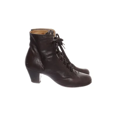 Heeled boots (Brown) from Riccardo Cartillone Leather