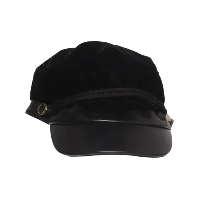 Skipper kasket (Coquette Velvet Black) fra Ivyrevel Bomuld, Polyester, Polyurethan