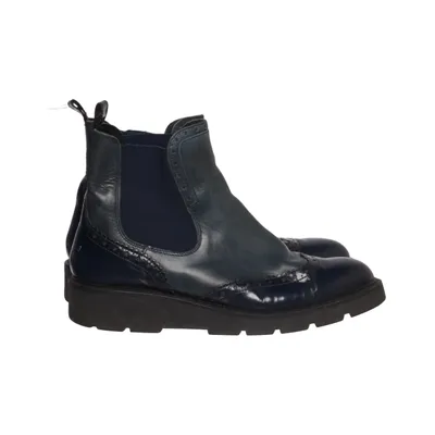 Chelsea boots (Blå) från Peperosa Skinn
