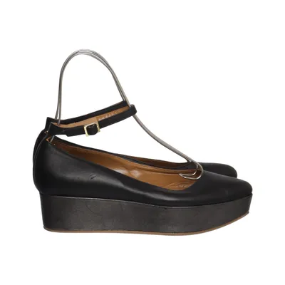 Keilschuhe (Schwarz, Silber) von Studio Pollini