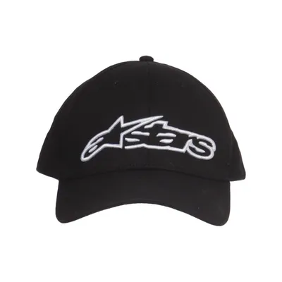 Casquette de baseball (Noir, Blanc) de Alpinestars Coton, Élasthane