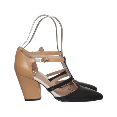 Escarpins (Noir, Beige) de Patrizia Dini Cuir