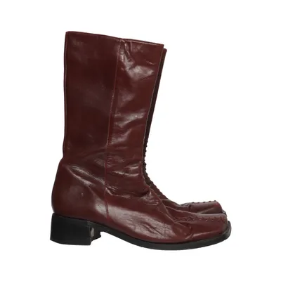 Bottes (Rouge) de Vera Gomma Cuir