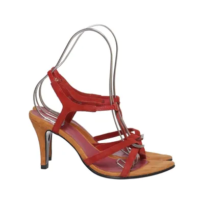 Sandales à talons hauts (Rouge, Marron, Violet) de Jette Joop Cuir