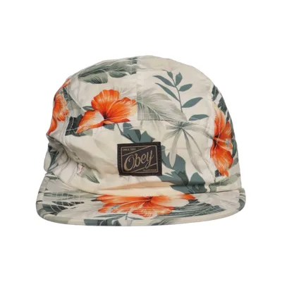 Casquette de baseball (Blanc, Multicolore) de Obey Viscose