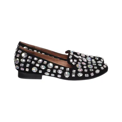 Ballet flats (Black, Silver) from Jeffrey Campbell Leather