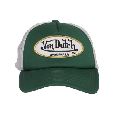 Casquette de camionneur (Vert, Blanc) de Von Dutch Polyester