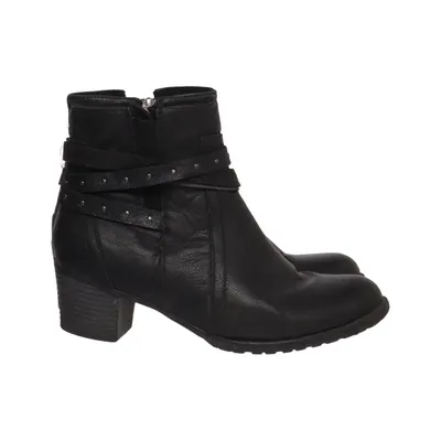 Heeled boots (Black) from Softwalk Leather
