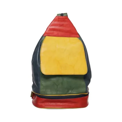 Rugzak (Blauw, Rood, Geel, Groen) van The Original Collection
