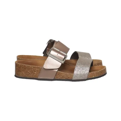 Hjemmeskor (Sølv, Beige) fra Bella Moda Shoes
