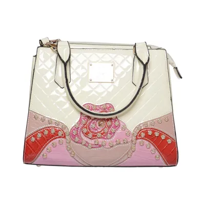 Sac à main (Blanc, Rose, Rouge) de Alfredo Pauly Polyester, Polyuréthane