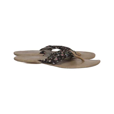 Flip-flops (Beige, Multicolored) from Cliffton Cotton, Leather