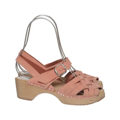 Clogs (Pink) from Moheda Toffeln Leather
