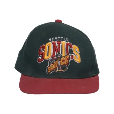Baseball-Mütze (Grün, Rot, Mehrfarbig) von Hardwood Classics x Mitchell & Ness Wolle