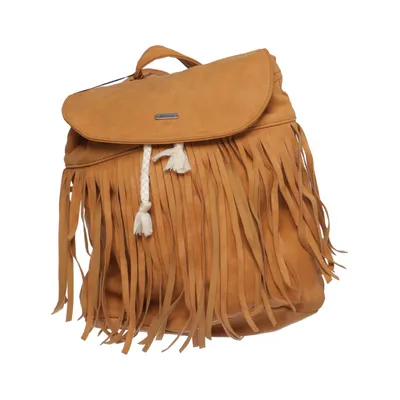 Rucksack (Braun) von Hollister Baumwolle, Wildlederimitat