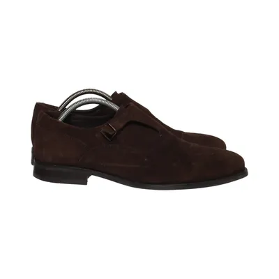 Monk strap shoes (Brown) from Massimo Dutti