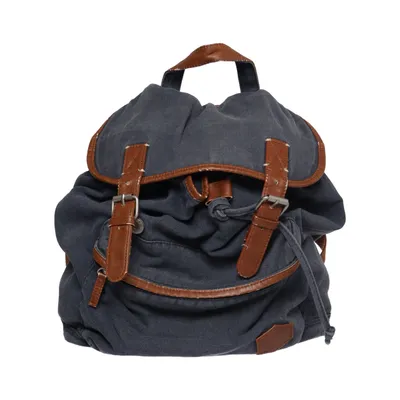 Backpack (Blue, Brown) from Bershka Accessories