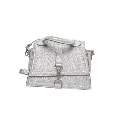 Handväska (Silverfärgad) från H&M Bomull, Elastan, Polyester
