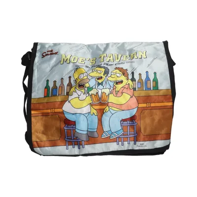 Skuldertaske (Blå, Flerfarvet) fra The Simpsons