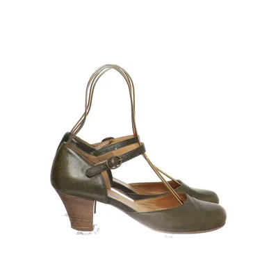 Pumps (Green) from Riccardo Cartillone Leather