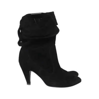 Heeled boots (Black) from Vienty Leather
