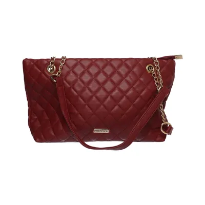 Shoulder-bag (Red) from Fastrack Metallic fiber, Polyester, Polyurethane