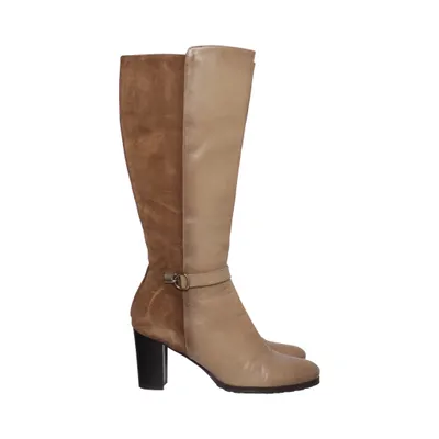 Bottes (Marron, Beige) de Vitti Love Cuir