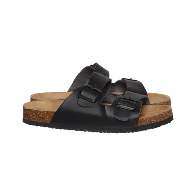 Chaussons (Noir) de Skopunkten Cuir
