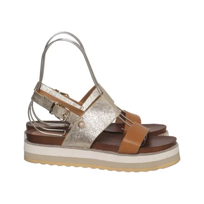 Sandaler (Guld, Brun, Hvid) fra Bata Polyurethan
