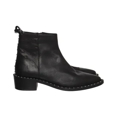 Boots (Schwarz) von Shoe Biz Copenhagen Leder
