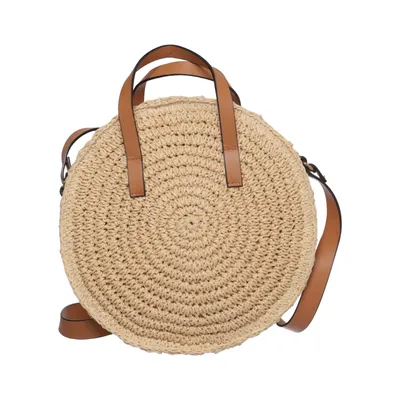 Axelremsväska (Beige, Brun) från H&M Bomull, Polyester, Polyuretan