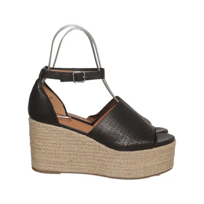 Chaussure compensées (Noir, Beige) de Coura