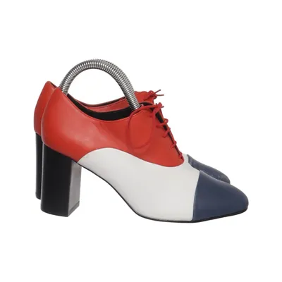 Hoge hakken (Rood, Wit, Blauw) van Eram Leer