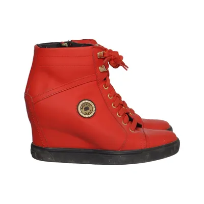 Bottes à lacets (Rouge) de Baldinini