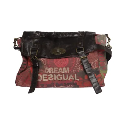 Schoudertas (Rood, Meerkleurig) van Desigual Katoen, Polyester
