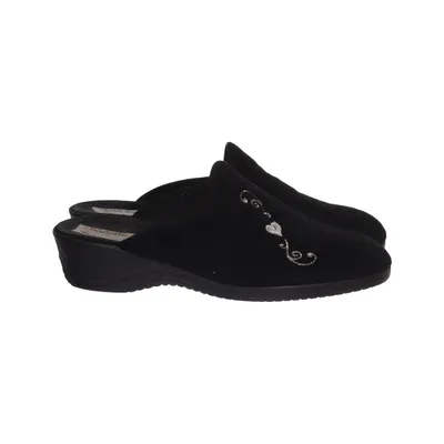 Chaussons (Noir) de Charlotte of Sweden Cuir