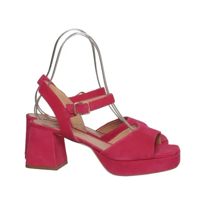 High heel sandals (Pink) from Unisa Leather