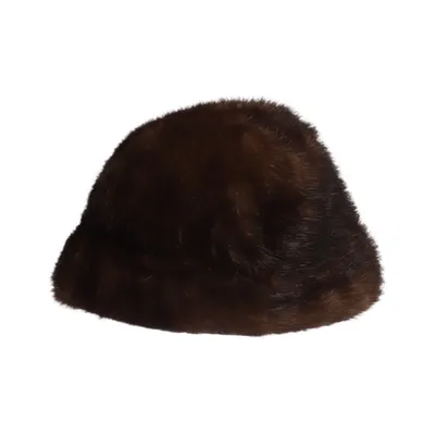 Bonnet en fourrure (Marron) de Saga Mink
