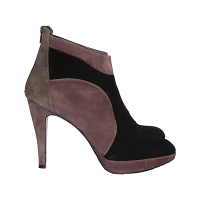 Bottes à talons (Noir, Violet, Gris) de Sacha london Cuir
