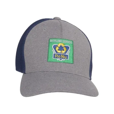 Trucker cap (Gray, Blue, Multicolored) from Yupoong Polyester, Polyurethane