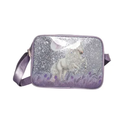 Shoulder-bag (Purple, White) from Miss Melody